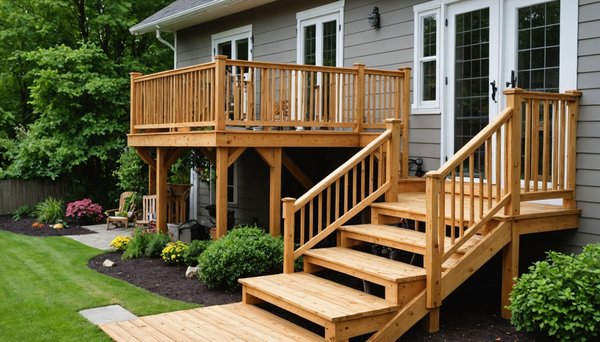 Comment faire un escalier en bois extérieur facilement ?